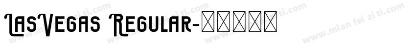 LasVegas Regular字体转换